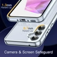 thumbnail image 5 of JETech Case for Samsung Galaxy A35 5G, Non-Yellowing Shockproof Bumper Protective Phone Cover, Anti-Scratch Hard PC Back (Clear), 5 of 6