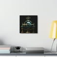thumbnail image 4 of Mystical Globe Planetary Clock Wall Art Canvas Spiritual Decor, 4 of 4