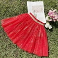 thumbnail image 6 of MHFRRA Tutu Girls Glitter Star Sequin Tutu Skirt for Carnival Party Performance Dance Recital Ballet Fairy Dress Up Play 9-10 Years, 6 of 6