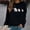 Black, variant on Sales Online Womens Tops Cute elephant Printed Tshirts Long Sleeve Pullover Casual Crewneck Sweatshirt Loose Comfy Tops