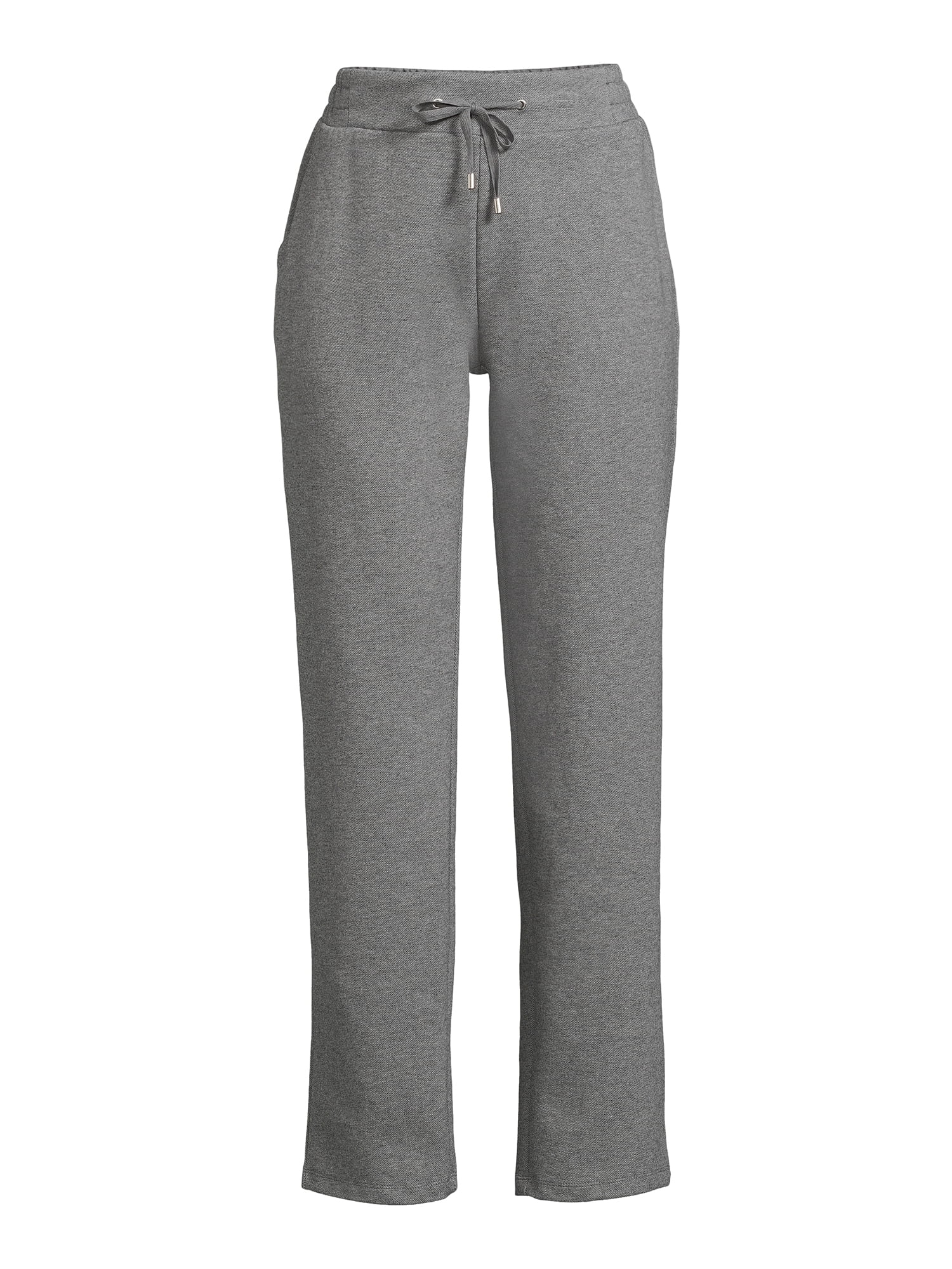 Time and Tru Women's High Rise Drawstring Waist 30" inseam Knit Pants