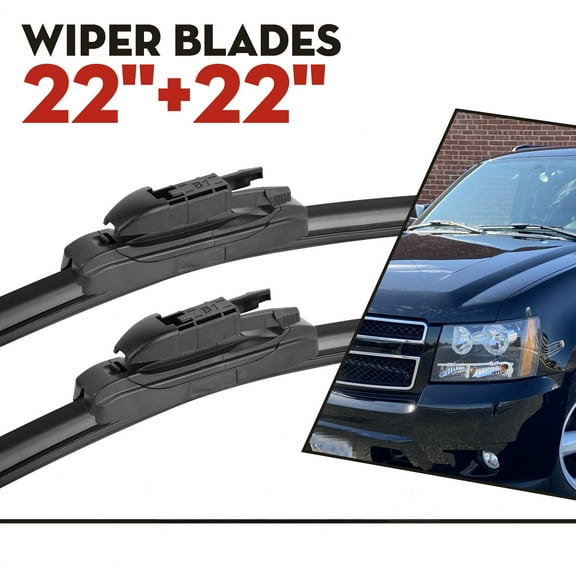 MODIGT Windshield Wiper Blades Pinch Tab 22" 22" for Chevrolet Silverado 1500/2500HD/3500HD 2008-2013, Chevrolet Suburban 1500/2500 2007-2008