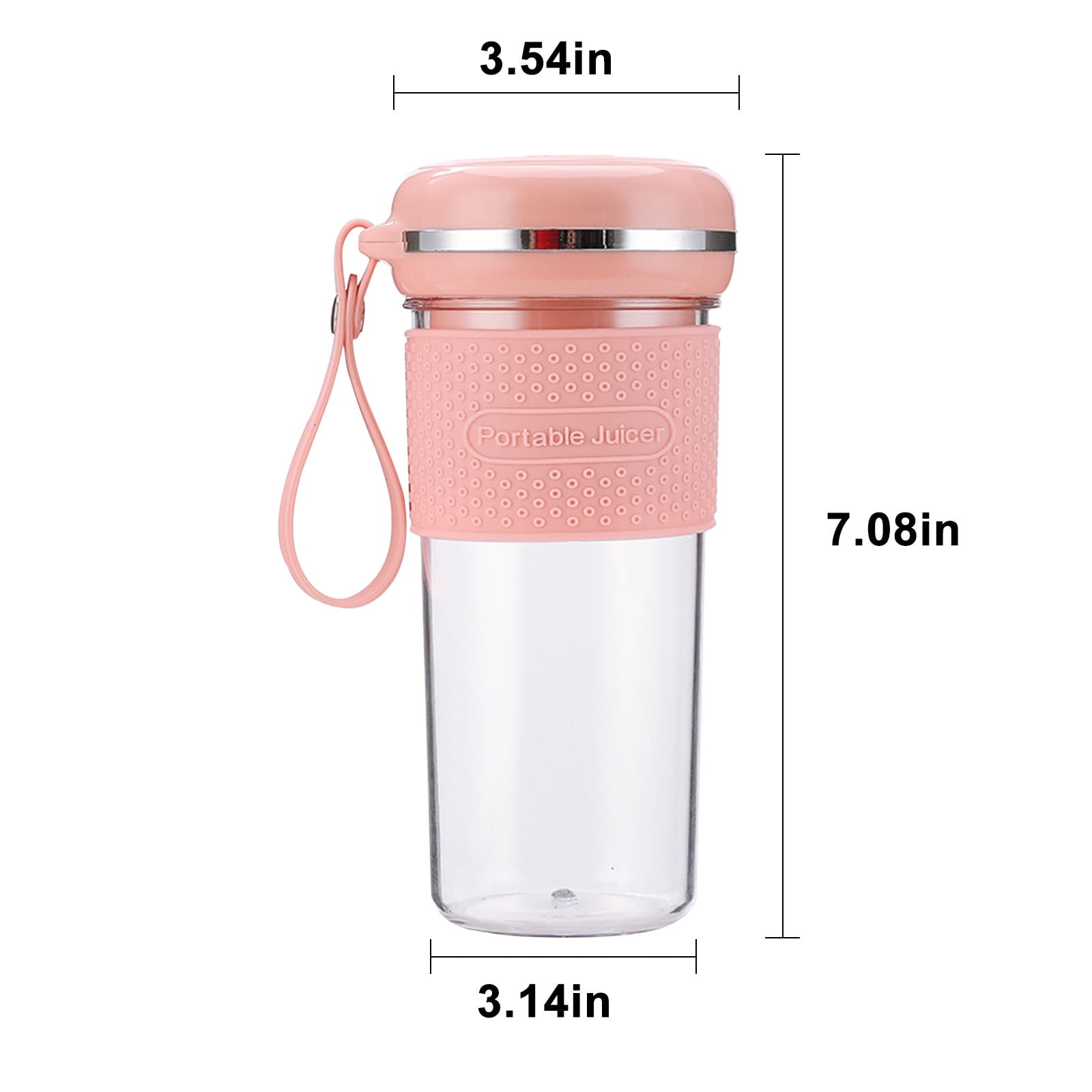 YMARPT Portable Blenders, Personals Size Juicer Cup For Crushed Ice And Shakes, Baby Food Mixing Machine,USB Rechargeable 300MLCapacity, 2400 Battery Capacity for Home Office Household Use