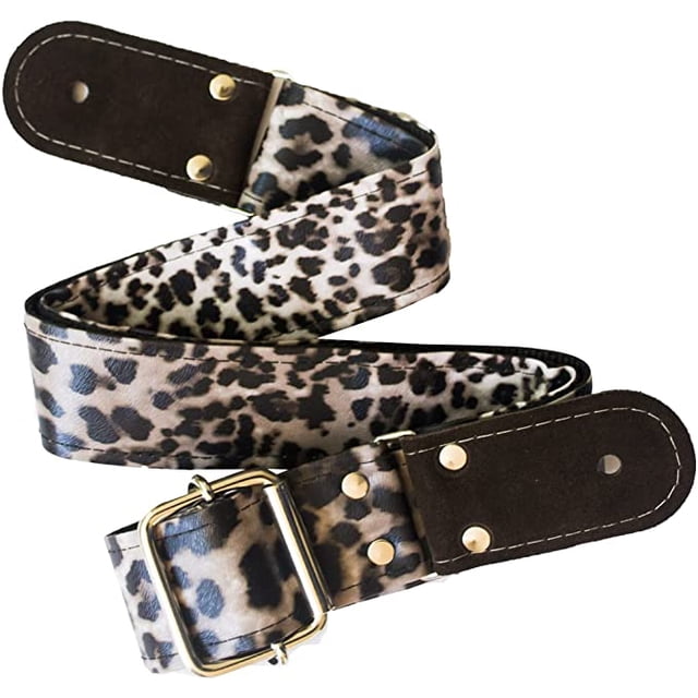 Correa para guitarra, Strap guitarra acústica, bajo eléctrico, guitarra eléctrica Kidam Safari leopardo