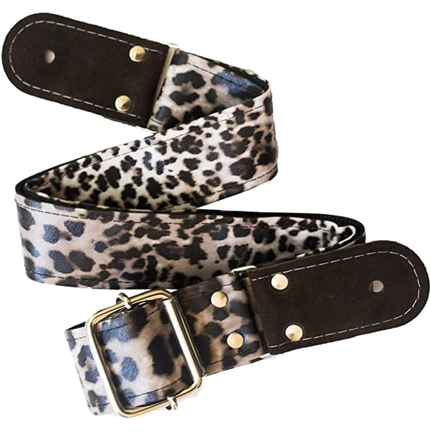 Correa para guitarra, Strap guitarra acústica, bajo eléctrico, guitarra eléctrica Kidam Safari leopardo