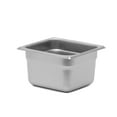 thumbnail image 1 of SignatureWares Stainless Steel Steam Table Pan, 1/6 Size, 4", 1 of 1