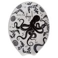 thumbnail image 1 of Karma Gifts B&W SPOON REST, OCTOPUS, (KA102534), 1 of 10
