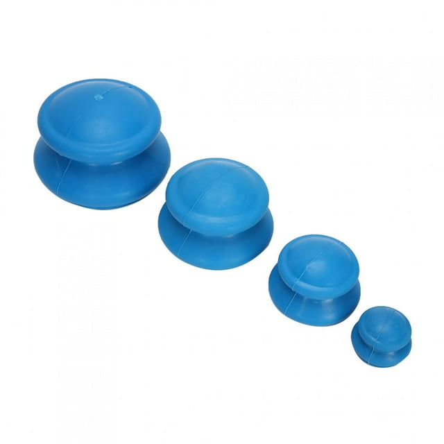 Juego de ventosas BuyWeek terapia de silicona 4 piezas