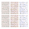 thumbnail image 1 of 6 uds pegatinas para uñas, calcomanías de mármol ondulado, suministros de decoración para uñas, decoración DIY, accesorios adhesivos 3D para uñas, 1 of 5