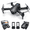 Black-1, variant on AUOSHI V1 Mini FPV Drone with 1080P HD Camera, Dual Lens & VR Mode, Optical Flow, 2 Batteries, Gesture/Voice/Gravity Control, 360°Flip, Orbit & Follow – Fun Gift for Kids, Teens,Adults & Beginners