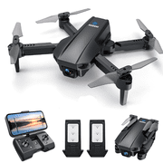 AUOSHI V1 Mini FPV Drone with 1080P HD Camera, Dual Lens & VR Mode, Optical Flow, 2 Batteries, Gesture/Voice/Gravity Control, 360°Flip, Orbit & Follow – Fun Gift for Kids, Teens,Adults & Beginners