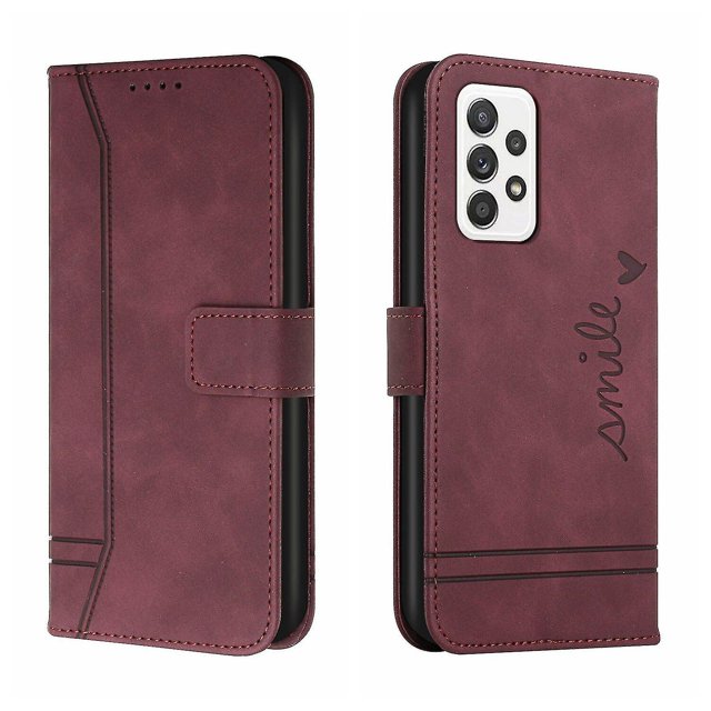 Funda con tapa estilo vintage para Samsung A52 4G/5G, ranura para múltiples tarjetas, protección total, estilo retro, material PU+TPU