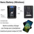 thumbnail image 2 of Batería SONGING FXLION Wireless Nano Three-Pro V-Mount 150 Wh, 2 of 7