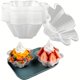 thumbnail image 3 of 30 cuencos for helado de flor de ciruelo, tazas de postre de chocolate for ensalada de frutas y aperitivos, 3 of 4