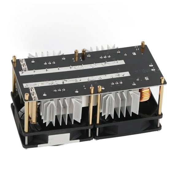 12V 48V ZVS Induction Heating Board Module, 1800W Flyback Driver Inductive Heating Module 40A Heaters Accessories Heater Heater Board Tool for Enerator Voltage Inverter with Mute