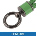 thumbnail image 3 of Unique Bargains Car Keychain Universal Key Chain with Ring for Key Fobs for Women Faux Leather Green, 3 of 6