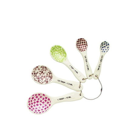 5 Piece Stoneware Measuring Spoon Set