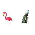 thumbnail image 1 of Escultura De Estaca De Flamenco Para Jardín De Hadas Y Colección De Estatuas De Pavo Real Para Un Elegante Adorno Decorativo Para El Hogar Y El Patio De Primavera., 1 of 8