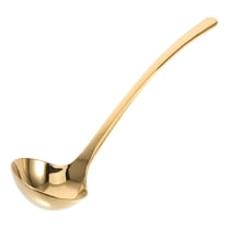 ACDANC Gold Soup Ladle Stainless Steel Handle Spoon for Kitchen
