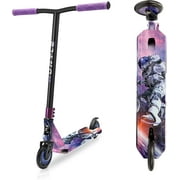 Lightweight street Stunt Scooter - for Kids and Teens, Alloy Deck with High Impact Wheels, ABEC-9 Bearing, HIC System (Gravity in Space)
