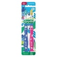 thumbnail image 2 of GUM Monsterz Jr Kids’ Toothbrush, Soft Bristled  w/ Su Countion Cup, For Ages 5+, 2 Count(Pack of 6), 2 of 9
