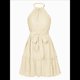 thumbnail image 2 of Vestido con Volantes Sin Mangas y Espalda Descubierta Color Albaricoque L, 2 of 10