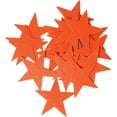 thumbnail image 2 of Playfully Ever After 1.5 and 3 inch Combo Size Stiff Felt Stars 46pc (Orange), 2 of 5