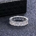 thumbnail image 2 of 5.5mm White Cz Elegant Band Women's White Gold Filled Wedding Engagement Jewelry, 2 of 6