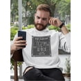 thumbnail image 2 of Mixology Old Fashioned Sweatshirt Men -Ethan Harper Designs, Male 5X-Large, 2 of 4