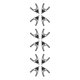 thumbnail image 1 of Wosthever 4Pc Butt Grips Rod Rests Flexible Thread Coarse/Carp Rubber Standard Fishing Type1 NO1, 1 of 1