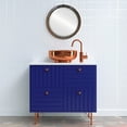 thumbnail image 3 of Athena Framed Mirror - Vintage Walnut, 3 of 6