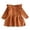 R130/Brown, variant on Vividxx Baby Girl Dress Ruffled Long Sleeve Fall Winter Clothes Kids Crewneck Solid Warm Knit Dresses 6-12 Months