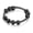 black, variant on Couple Finger Stainless Steel Rotating Rings Spinner Band Anti-anxiety Simple -gold-11