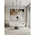 thumbnail image 2 of Manhattan Comfort Alondra 2-Piece Modern Coffee Table and End Table Set in Black, 2 of 9