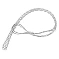 thumbnail image 1 of Unique Bargains Cable Pulling Grip 1.2FT Double Head Galvanizing Steel for Light & Heavy Cable(d:9-12mm,Silver), 1 of 4
