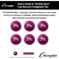 thumbnail image 3 of Champion Sports® Rhino Skin® Low Bounce Dodgeballs for Playground, PE, Backyard & League Games – Set of 6 Balls - Neon Purple - 6 Inch, 3 of 7