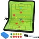 thumbnail image 1 of Tablero magnético de entrenamiento de fútbol, tablero portátil para exhibición de partidos de fútbol, tablero de campo con portapapeles de fútbol, 1 of 8