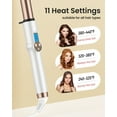 thumbnail image 5 of Hoson 1 Inch Extra Long Barrel Curling Wand, Ceramic Tourmaline Curling Wand Professional Dual Voltage with Adjustable Temperature, 5 of 7