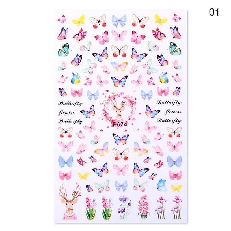 Pegatina Adhesiva Mariposa (Naruto) – Vinilo Multicolor – PopArt – Resistente Al Agua