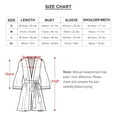 thumbnail image 6 of Starry Sky Night Robe Long Sleeve V Neck Robe With Belt Women's Sleepwear Dresses, 6 of 8
