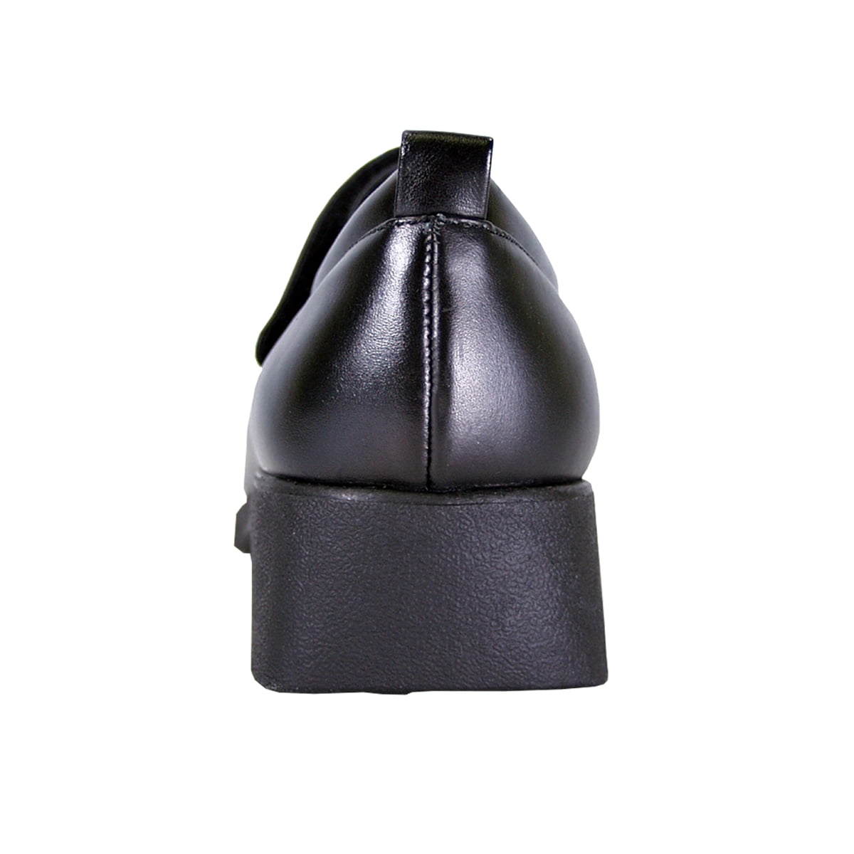 24 HOUR COMFORT Sky Women Wide Width Leather Mary Jane Style Shoes BLACK 8.5