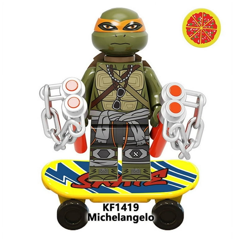 14 Pcs Collectible Teenage Mutant Ninja Turtles Minifigures