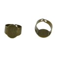 thumbnail image 3 of lionlar 10 Pieces Bezel Adjustable Base Tray Blank Bases Setting DIY Findings. Bronze, 3 of 9