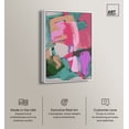 thumbnail image 2 of Miles Away II Retro Modern Abstract Canvas Wall Art by Art Remedy, White Floater Frame, 20"x30", 2 of 7