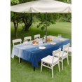 thumbnail image 3 of Outdoor Tablecloth with Umbrella Hole & Zipper, Blue Beach Coastal Rectangle Tablecloth 52x70 Inch, Summer Ocean Nautical Seaside Patio Table Cover Waterproof Table Cloth for Picnic/Party, 3 of 7