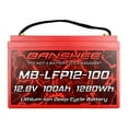 thumbnail image 2 of Banshee Lithium 12V 100Ah Deep Cycle Marine Trolling Motor Battery, 2 of 4