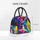 thumbnail image 2 of Disketp Neon Pop Art Pitbull Bolsa Térmica para Almuerzo, Lonchera con Abertura Amplia y Gran Capacidad, Organizador Reutilizable para Mujeres, Hombres y Adultos, 2 of 6