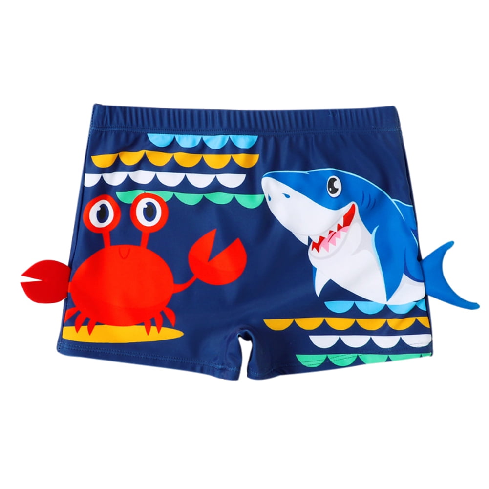 SILVERCELL Little Boys Beach Swim Shorts Cartoon Swimwear Kids Bathing