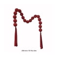 thumbnail image 3 of Rourlinge Christmas Velvet Ball Garland, Fabric Ball String Ornament with Hanging Loops for Xmas Tree Mantel Wedding Indoor Outdoor Party Decor, 3 of 6