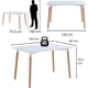 thumbnail image 2 of Mesa multiusos FRATELLO MUEBLES para Recámara o Comedor color Blanco, 2 of 6